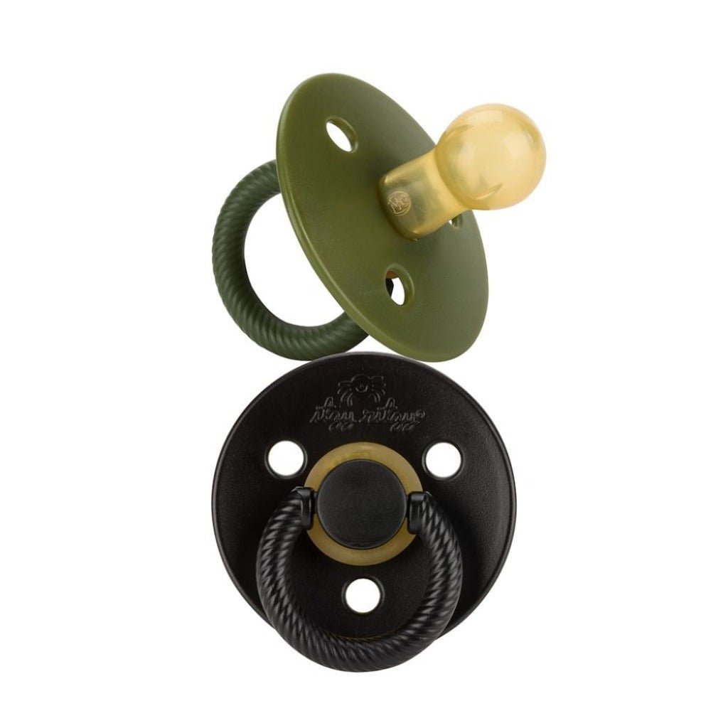 Itzy Soother™ Natural Rubber Pacifier - 0-6M Pacifiers & Loveys Itzy Ritzy Camo & Midnight