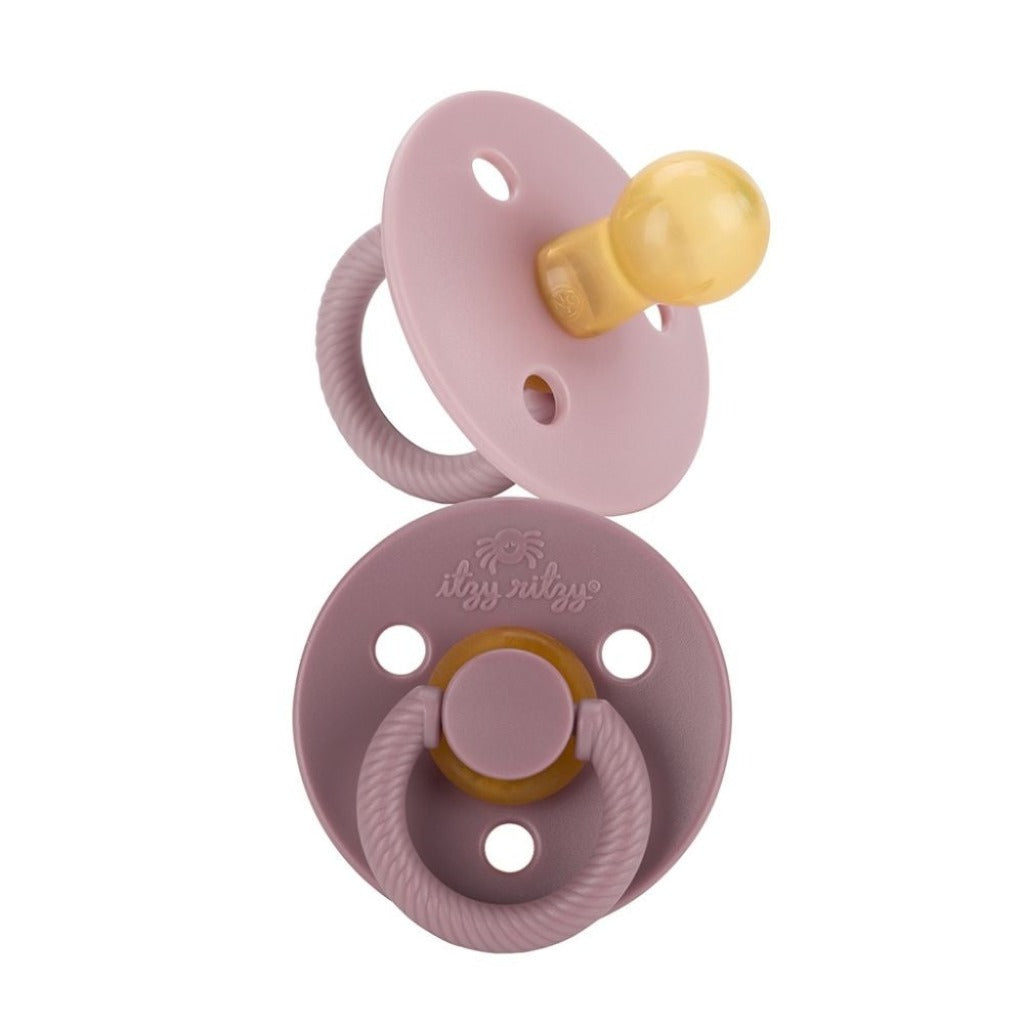 Itzy Soother™ Natural Rubber Pacifier - 0-6M Pacifiers & Loveys Itzy Ritzy Orchid & Lilac 