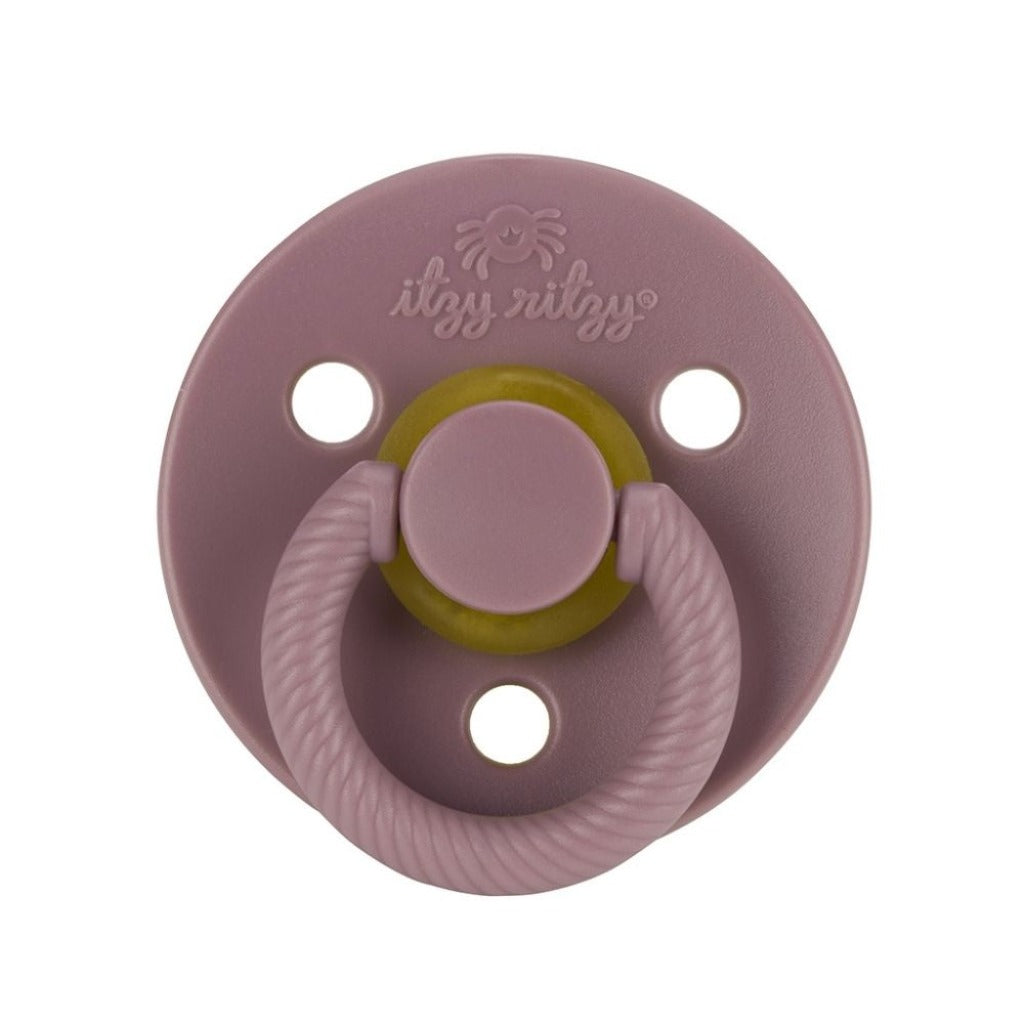 Itzy Soother™ Natural Rubber Pacifier - 0-6M Pacifiers & Loveys Itzy Ritzy Orchid & Lilac
