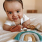 Bitzy Busy Ring™ Teething Activity Toy Toy Itzy Ritzy Neutral