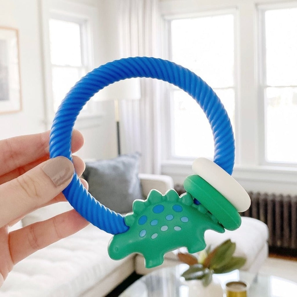 New Baby Gift Set Teethers Itzy Ritzy Prehistoric Pals Set
