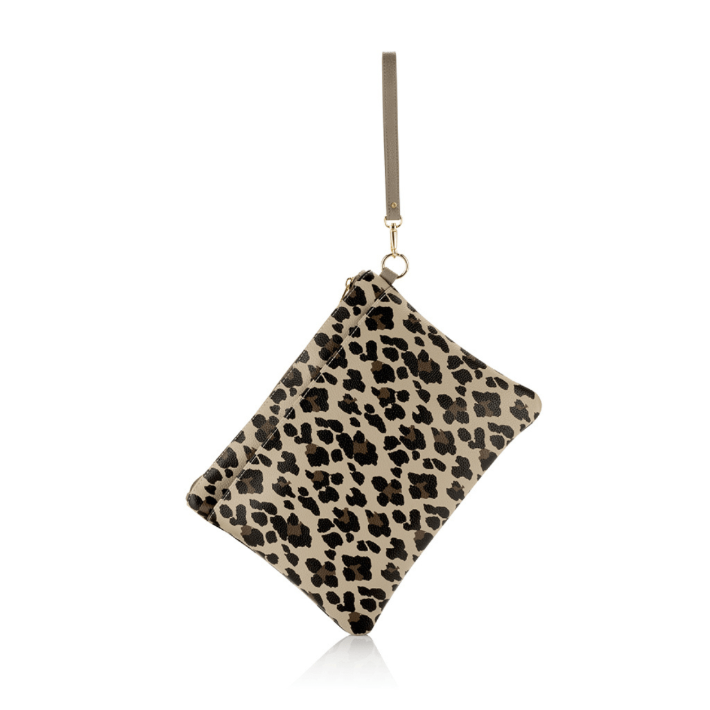 Boss Changing Clutch™ Diaper Bag Accessory Itzy Ritzy Leopard 