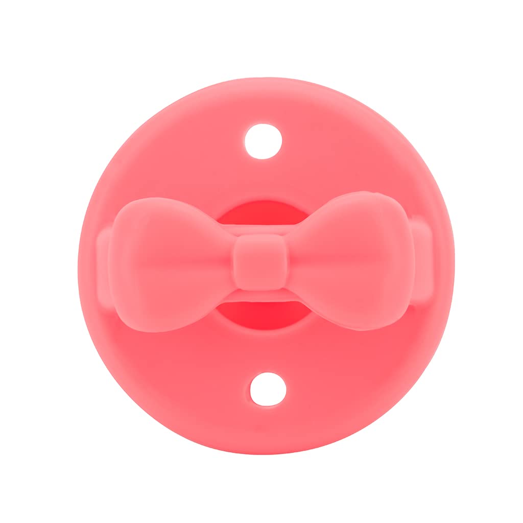Sweetie Soother™ - Pacifier 2-Pack Pacifiers & Loveys Itzy Ritzy Guava and Dragon Fruit Bows
