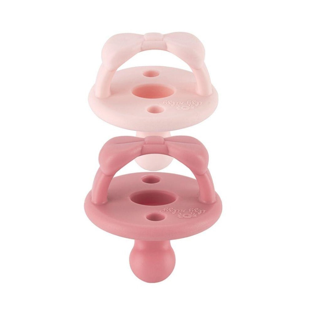Sweetie Soother™ Orthodontic Silicone Pacifier 0-6M Itzy Ritzy Ballet Slipper & Primrose 