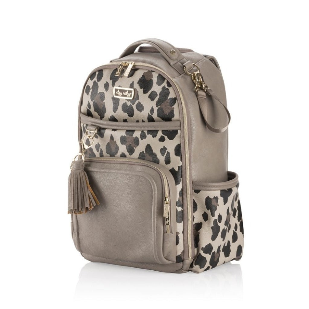Boss Plus™ Large Diaper Bag Backpack Diaper Bag Itzy Ritzy® Leopard