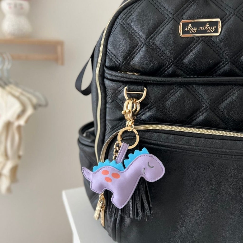 Itzy Ritzy Diaper Bag Charm Pouf Black