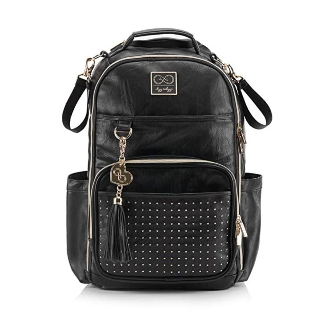 Chelsea + Cole for Itzy Ritzy Boss Plus™ Diaper Bag Backpack Itzy Ritzy Black Studded