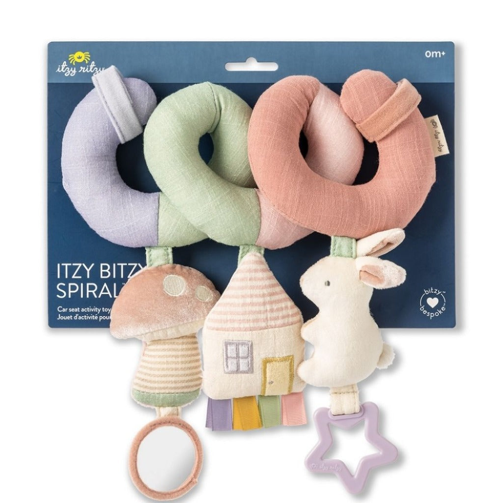 Bitzy Bespoke™ Itzy Bitzy Spiral Car Seat Activity Toy Toy Itzy Ritzy - Pastel