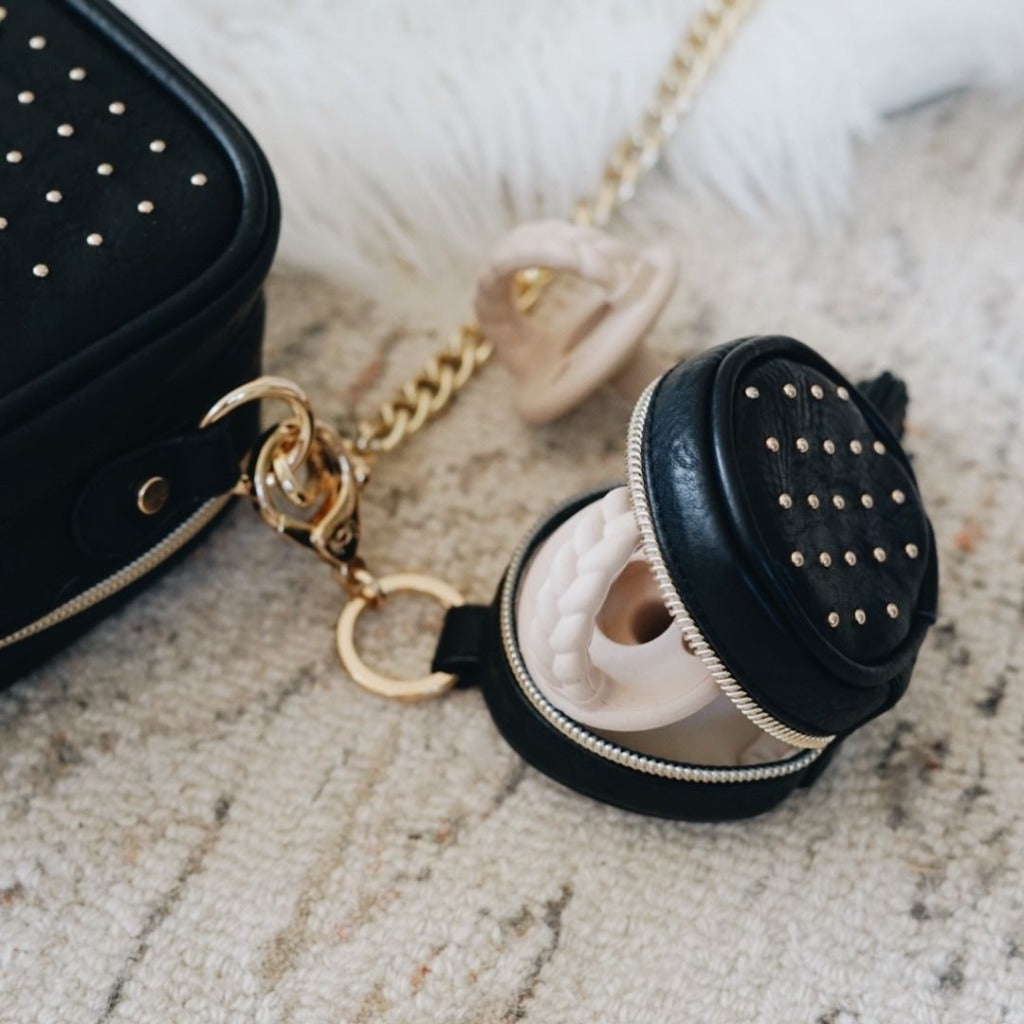 Chelsea + Cole for Itzy Ritzy Charm Pod Itzy Ritzy Black Studded