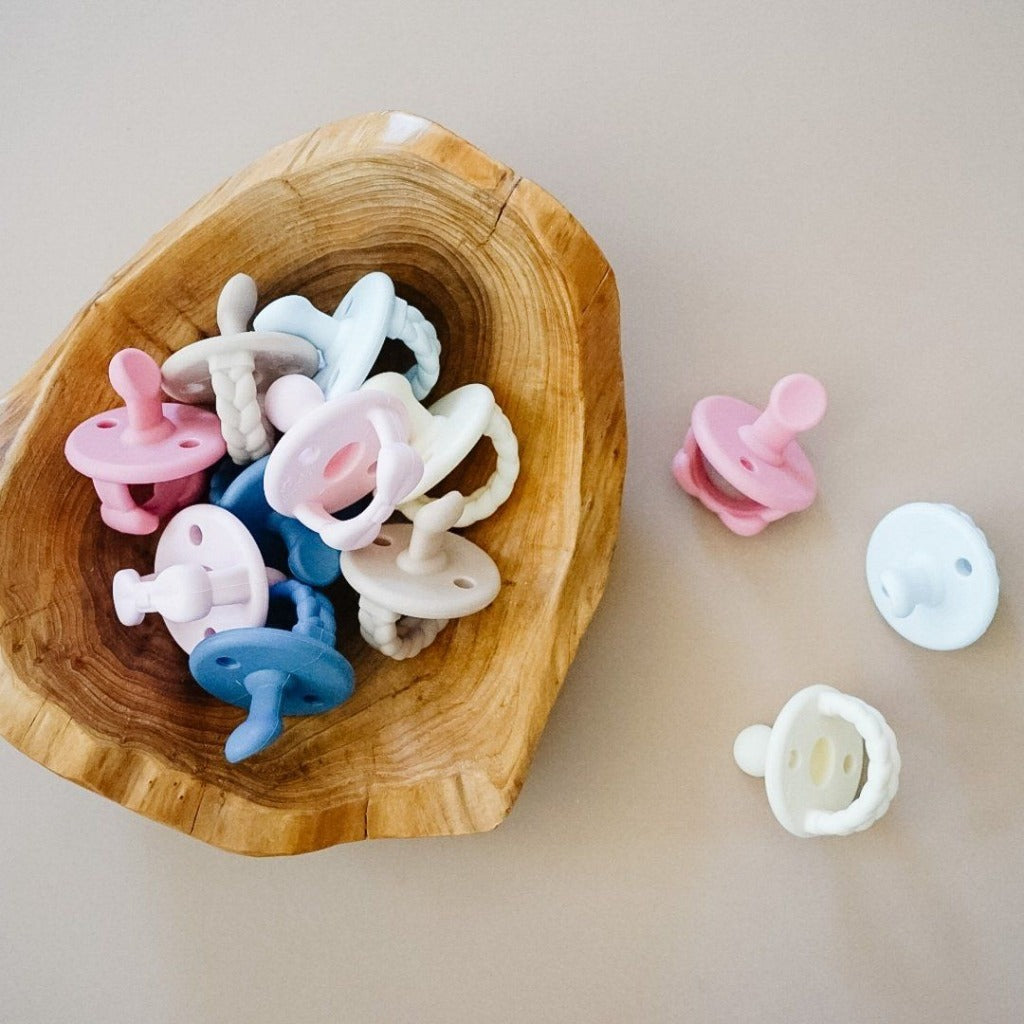 Sweetie Soother™ Orthodontic Silicone Pacifier 0-6M Itzy Ritzy  Sky & Surf Toast & Buttercream Ballet Slipper & Primrose
