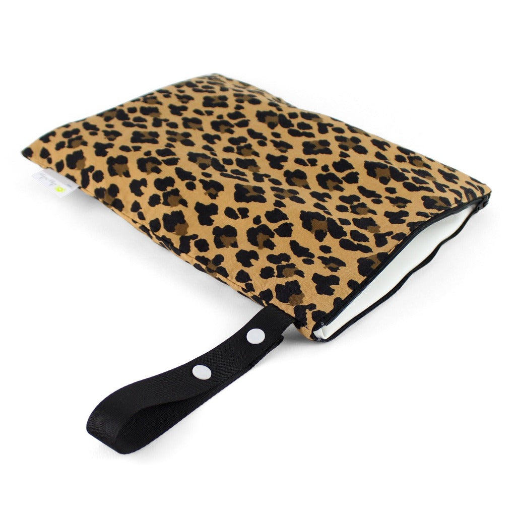 Travel Happens™ Reusable Sealed Wet Bag Travel (Gear & Travel) Itzy Ritzy Leopard 