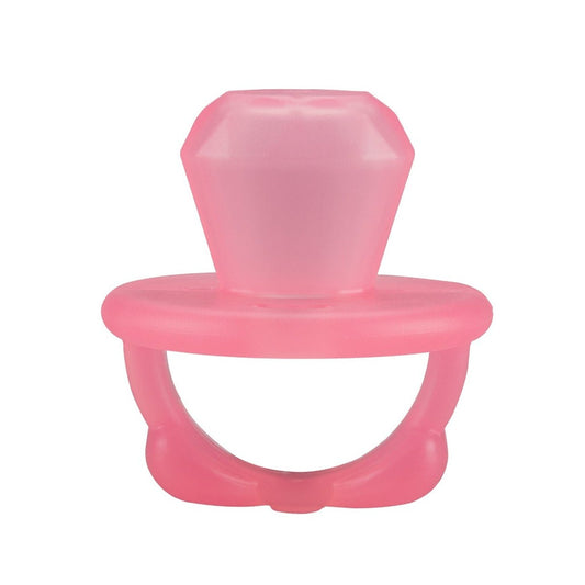 Teensy Teether™ - Soothing Silicone Teether Itzy Ritzy Pink Bow 