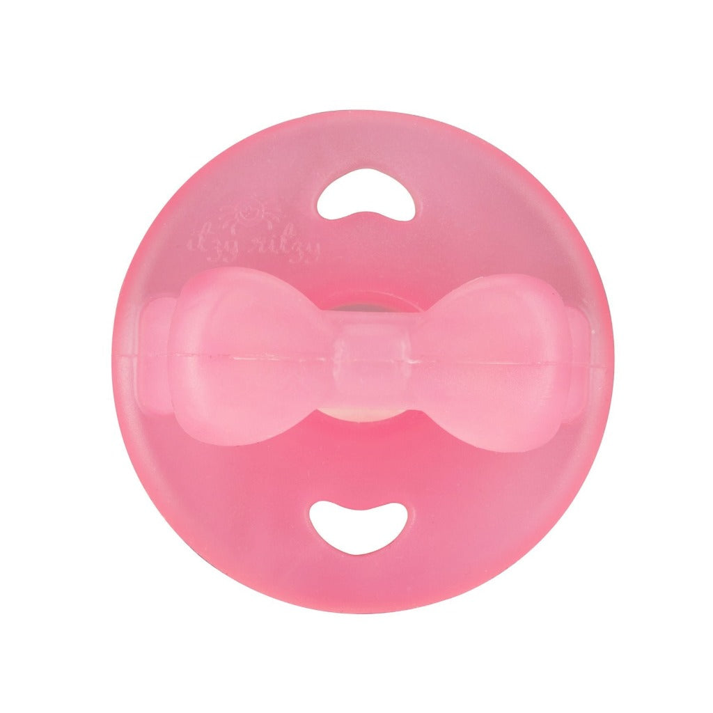 Teensy Teether™ - Soothing Silicone Teether Itzy Ritzy Pink Bow