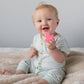 Teensy Teether™ - Soothing Silicone Teether Itzy Ritzy Pink Bow