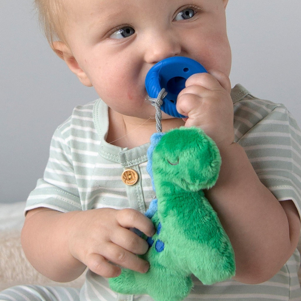 Sweetie Pal™ - Pacifier & Stuffed Animal Pacifiers & Loveys Itzy Ritzy® James the Dino