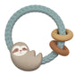Ritzy Rattle™ with Teething Rings Teethers Itzy Ritzy® Sloth Rattle