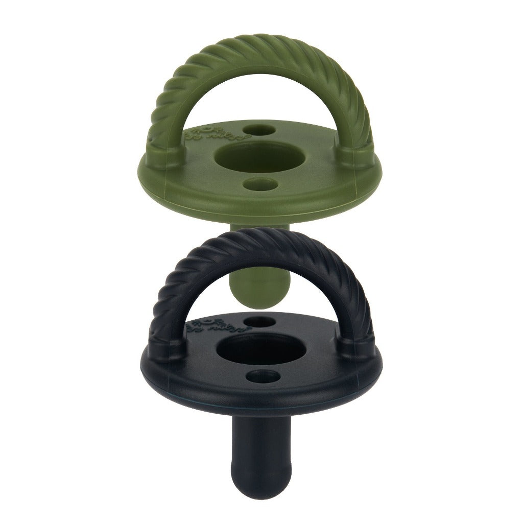 Sweetie Soother™ - Pacifier 2-Pack Pacifiers & Loveys Itzy Ritzy Camo and Midnight Cables