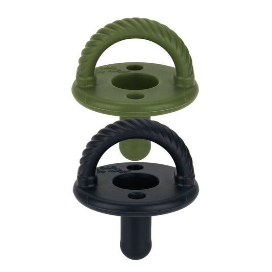 Sweetie Soother™ - Pacifier 2-Pack Pacifiers & Loveys Itzy Ritzy Camo and Midnight Cables 