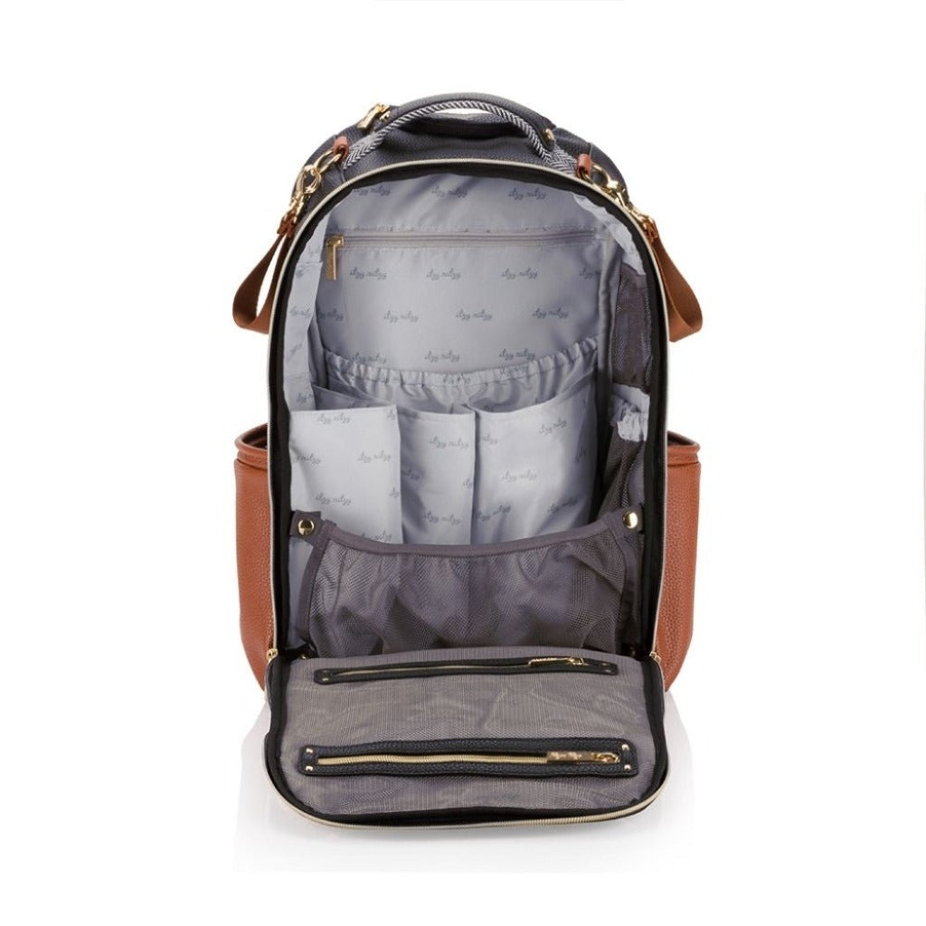 Boss Plus™ Large Diaper Bag Backpack Diaper Bag Itzy Ritzy® Coffee & Cream