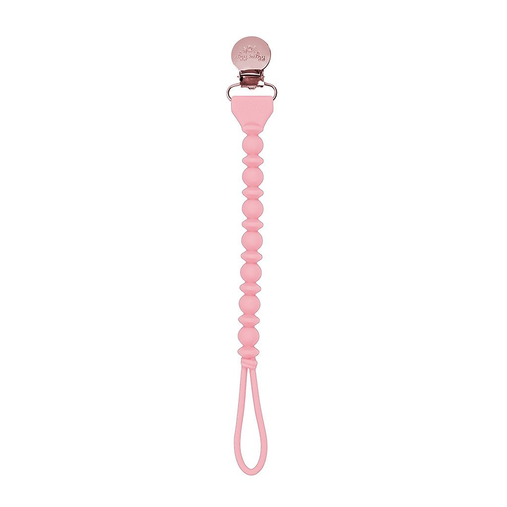 Sweetie Strap™ - Beaded Pacifier Clip Pacifiers & Loveys Itzy Ritzy Pink Beaded Clip 