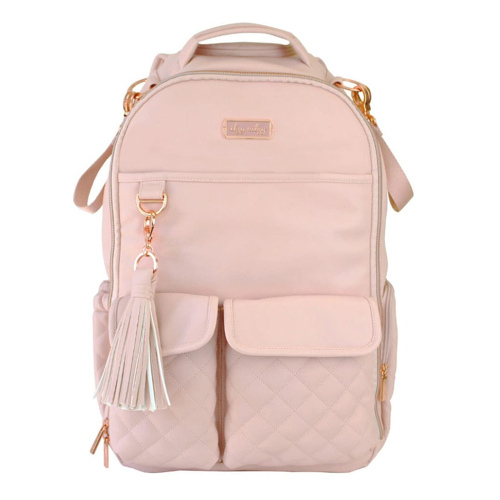 FINAL SALE Boss Backpack™ Diaper Bag Diaper Bag Itzy Ritzy Blush Crush 