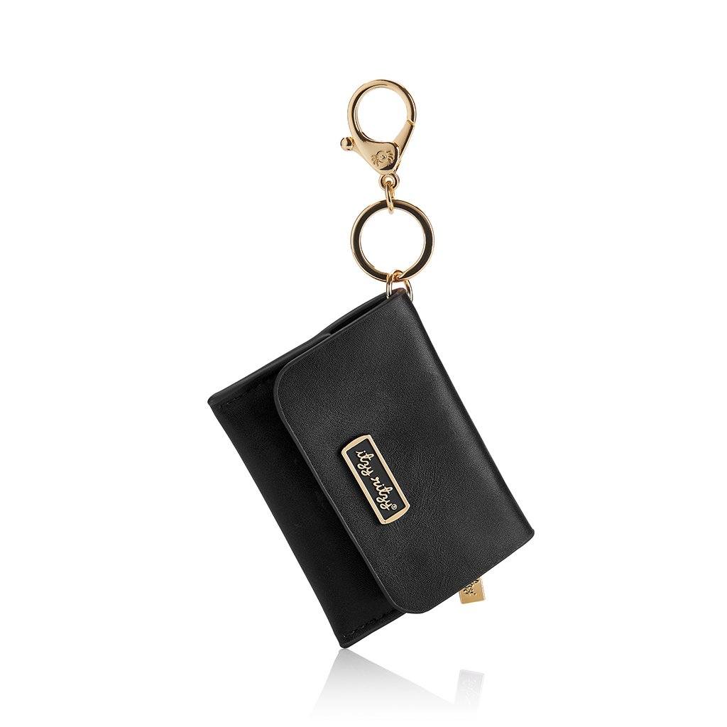H Black Keychain Bag Charm