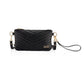 Close up of the Boss Pouch Wallet PurseJetsetter Black