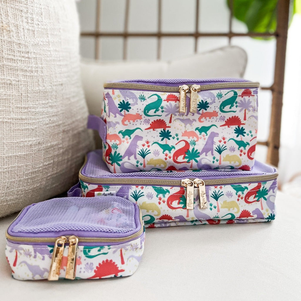 Pack Like A Boss™ Packing Cubes Storage Itzy Ritzy Darling Dinos