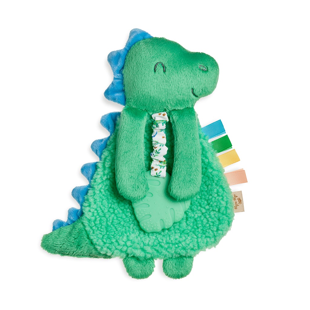 Itzy Lovey™ Plush and Teether Toy Toy Itzy Ritzy James the Dino 