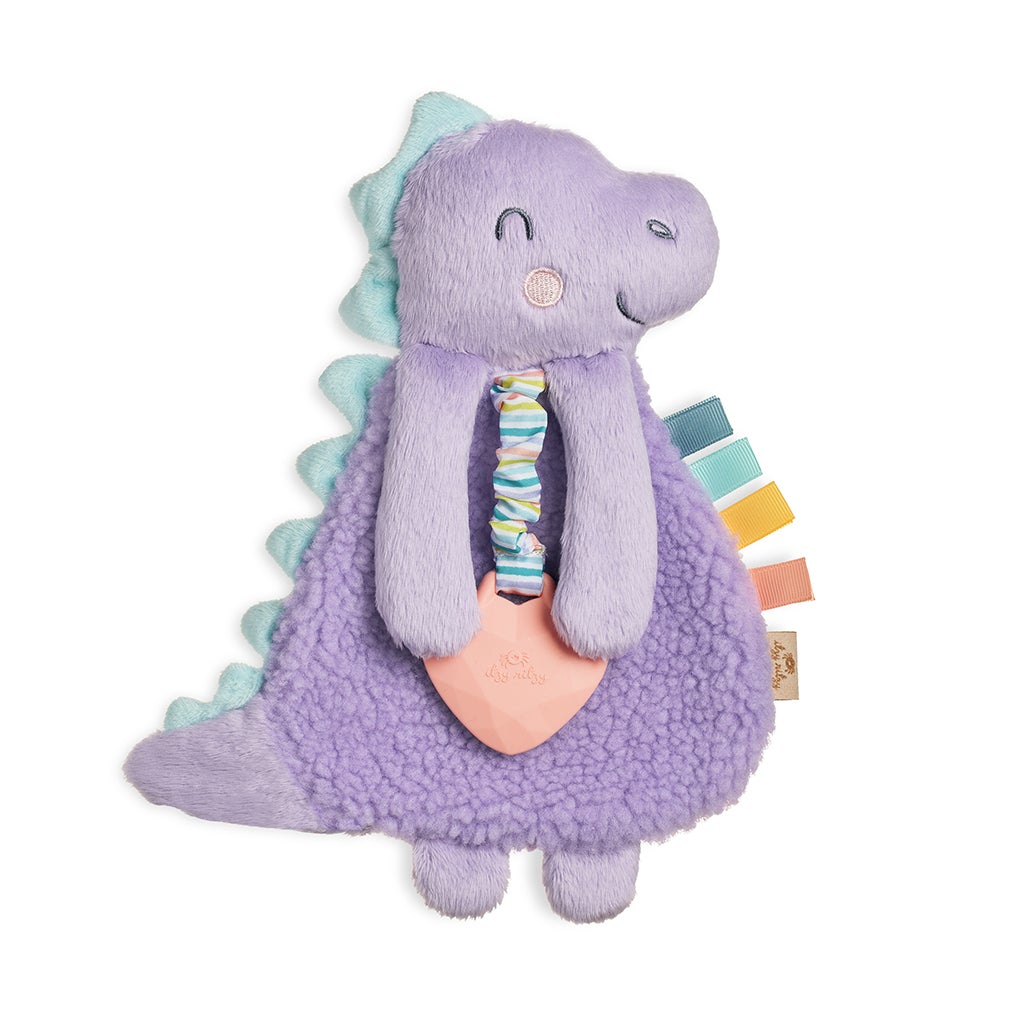 Itzy Lovey™ Plush and Teether Toy Toy Itzy Ritzy Dempsey the Dino 