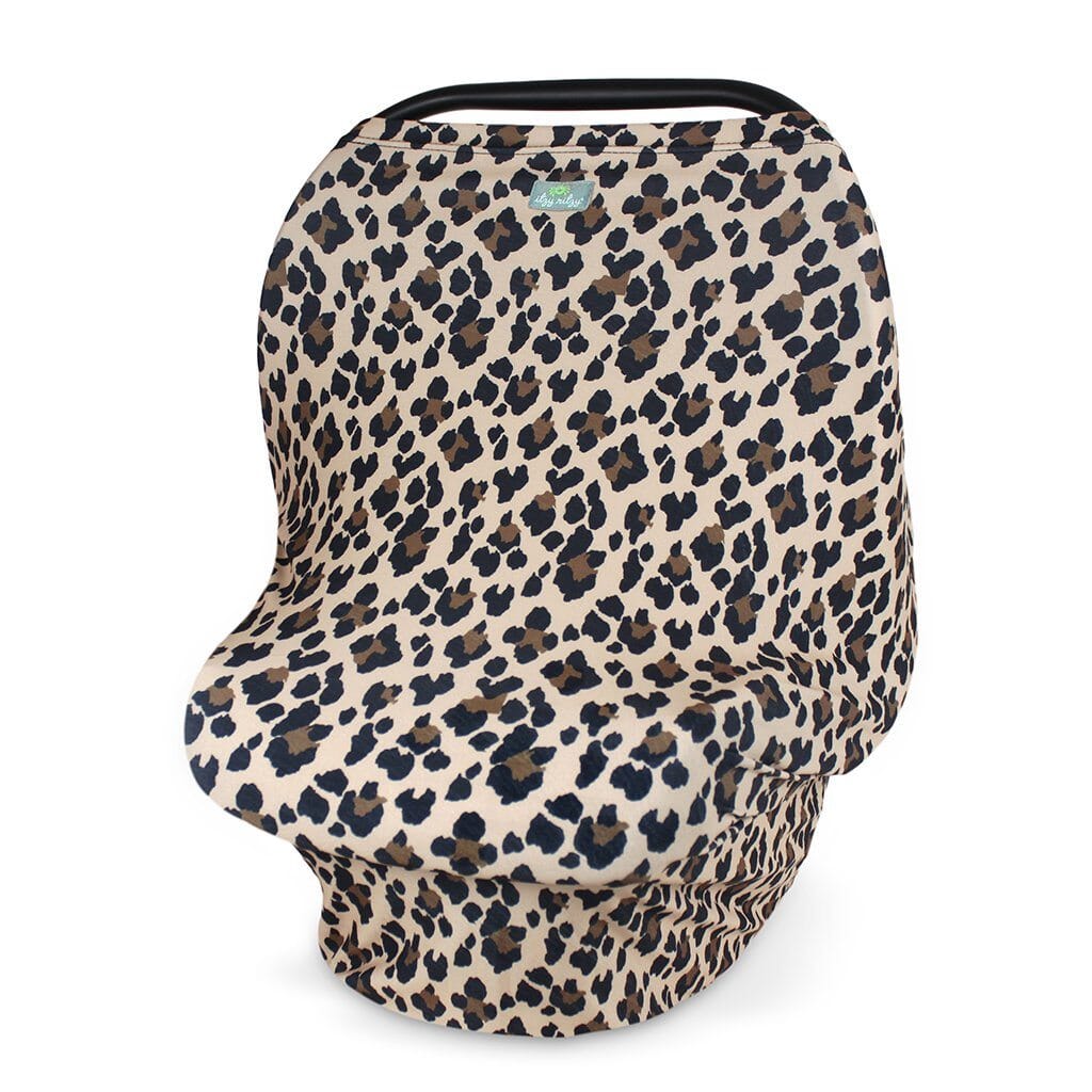 Cyber Mom Boss® 4-in-1 Multi-Use Nursing Cover and Scarf Nursing Cover Itzy Ritzy® Leopard 
