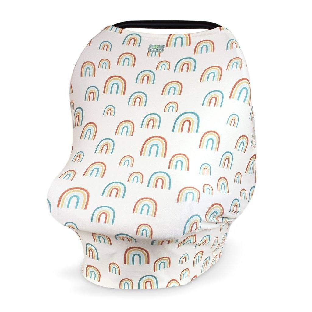 FINAL SALE: Mom Boss™ 4-in-1 Multi-Use Nursing Cover and Scarf Nursing Cover Itzy Ritzy® Over the Rainbow