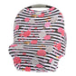Mom Boss 4-in-1 Multi-Use Nursing Cover, Car Seat Cover, Shopping Cart Cover and Infinity Scarf Multi-Use Cover Itzy Ritzy® Floral Stripe
