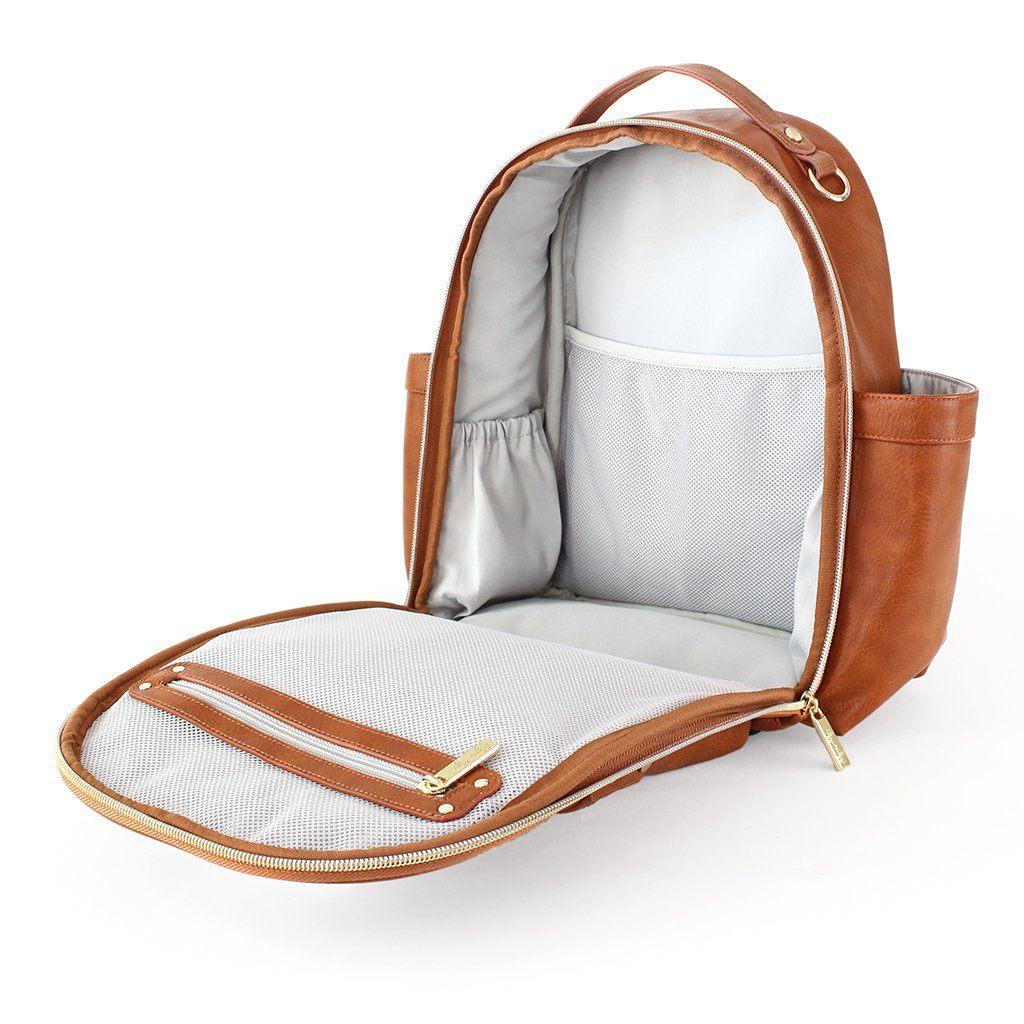 Itzy Mini™ Diaper Bag Backpack Diaper Bag ItzyRitzy Cognac