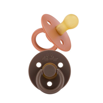 Chocolate & Caramel Itzy Soother™ Natural Rubber Pacifier - 0-6M