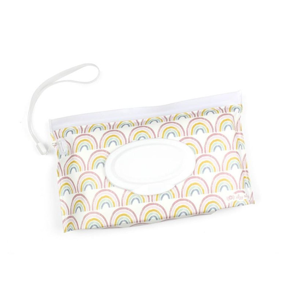 Take & Travel Pouch™ Reusable Wipes Case Itzy Ritzy - Rainbow