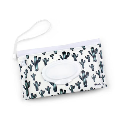 Take & Travel Pouch™ Reusable Wipes Case Itzy Ritzy Cactus Crew