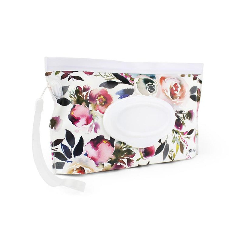 Take & Travel Pouch™ Reusable Wipes Case Itzy Ritzy - Blush Floral