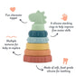 Itzy Stacker™ Silicone Stacking Toy Toys Itzy Ritzy