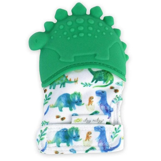 Teething Happens Teething Mitts Teething Mitt ItzyRitzy Dino  Mitt