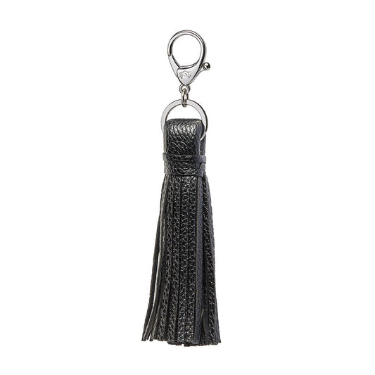 Tassels Itzy Ritzy Black Herringbone 