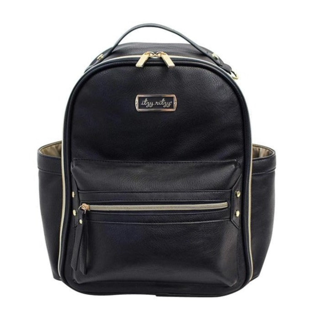 Itzy Mini Diaper Bag Backpack Diaper Bag ItzyRitzy Black
