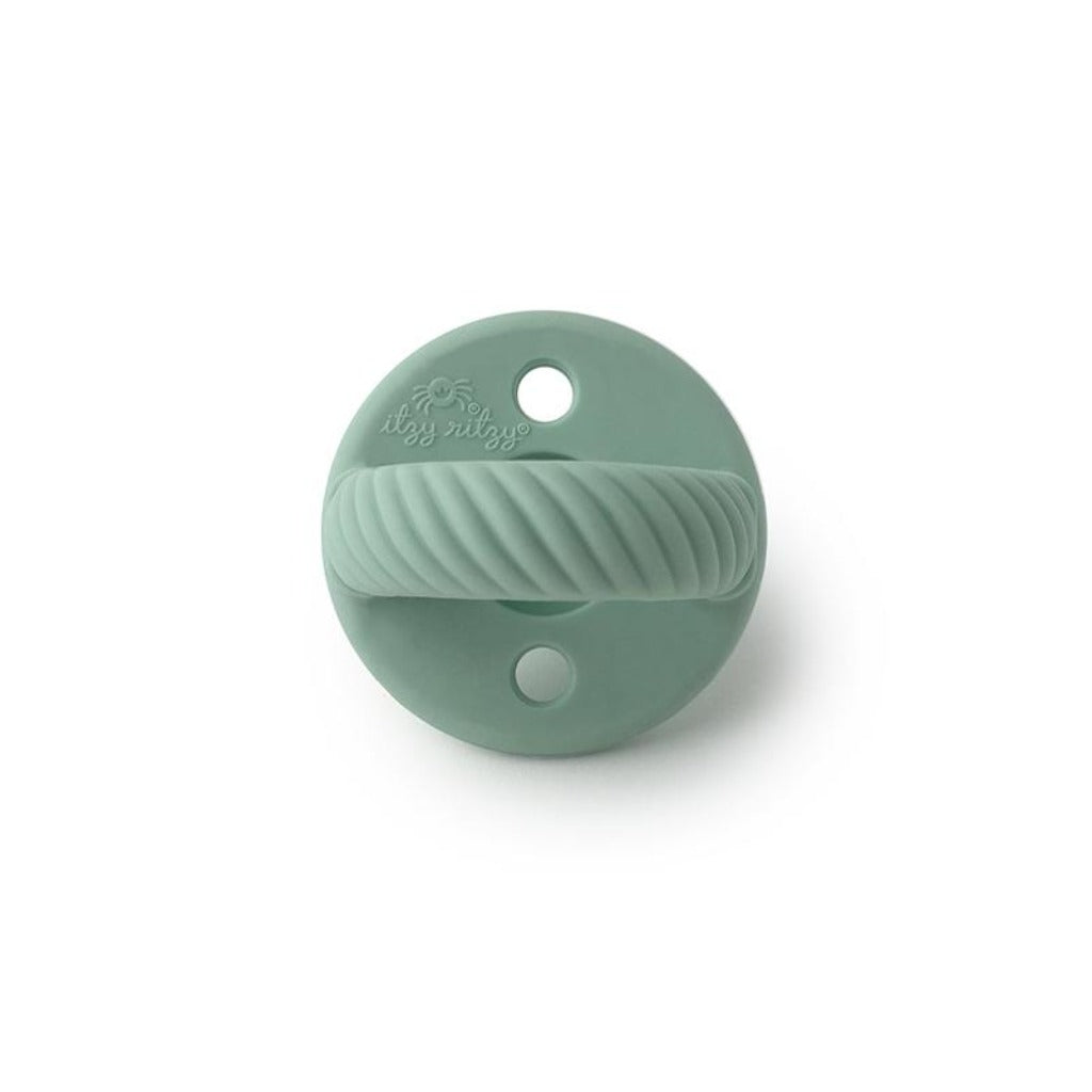 Sweetie Soother™ - Pacifier 2-Pack Itzy Ritzy Green and White Cables