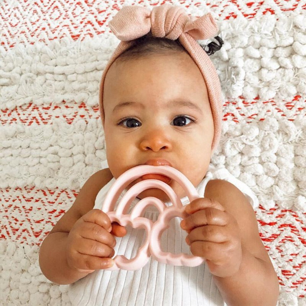 Chew Crew™ Silicone Baby Teether Silicone Teethers Itzy Ritzy® - Rainbow Teether